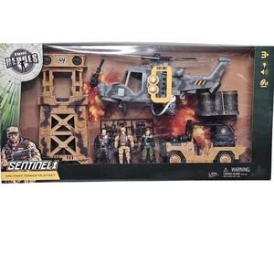 True Heroes Sentenil 1 Military-Inspired Playset With Tower NWT